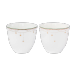 Wik & Walsøe Tasse Julemorgen Guirlande 20 cl, pack de 2 Blanc
