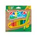 CARIOCA Jumbo Eco-Marker | Doos met 12 superwasbare viltstiften van 98% regenererende kunststof | verschillende kleuren | punt Ø 6 mm | 12 stuks