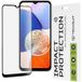 Techsuit Film de protection d'écran pour Samsung Galaxy A14 A145 / A14 5G A146, Verre Trempé, Full Glue, 111D, Noir