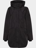 Didriksons Lilian, parka, dames, zwart
