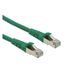 ROLINE CAT.6a S/FTP Netwerkkabel groen 0,5m