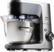DOMO Robot, pâtissier multifonction, 1200 W, 4,5 litres, 8 vitesses + fonction pulse, gris/noir