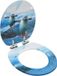vidaXL Toiletbril met soft-close deksel pinguïn MDF