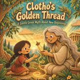 Clotho's Golden Thread: A Gentle Greek Myth About New Beginnings (Legends of Olympus)