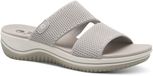 Jana Dames Coshy Original Pantolette 8-27270-43 204 H-breedte Maat: 37 EU Grijs