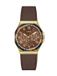 Guess GW0753L3 Vrouwen Polshorloge - Bruin Leer, Bruin Kast, Bruin Wijzerplaat, 36mm