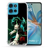 Cokitec Motorola G75 5G Manga My Hero Academia Deku Versterkte hoes