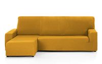 Martina Home - Overtrek voor chaise longue, model Túnez, mosterdgeel, kort hoekdeel links