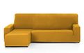 Martina Home - Overtrek voor chaise longue, model Túnez, mosterdgeel, kort hoekdeel links