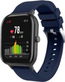 Strap-it Bracelet en silicone pour montre connectée - Convient pour Xiaomi Amazfit GTS - Bleu foncé