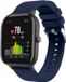 Strap-it Bracelet en silicone pour montre connectée - Convient pour Xiaomi Amazfit GTS - Bleu foncé