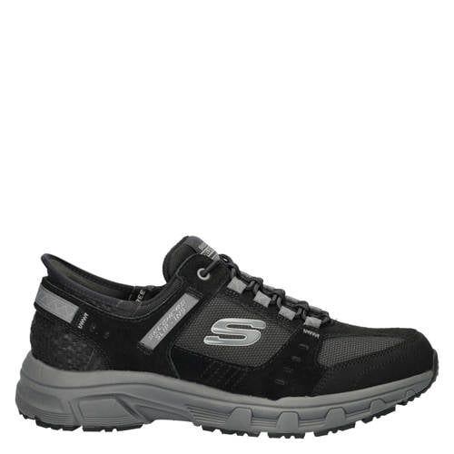 Skechers Oak Canyon suède sneakers zwart