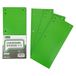 D.RECT 100 stuks kartonnen scheidingsstrips 11x24cm groen 160g/m²