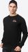 Lonsdale London Lympstone Heren Sweatshirts - Zwart - M