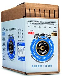 Martin Snaren - Authentic Acoustic SP Phosphor Bronze Akoestische Gitaar Snaren Custom Light 12-54 - 25 Sets