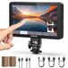 NEEWER F700 7 inch camera veld monitor, 2000nit HD 1920 x 1080 IPS touchscreen met 3D LUT, 4K HDMI Loop In/Out met Peak Focus DSLR Video Assist HDR golfvorm, Cold Shoe Mount, 2 NP-F750 batterijen en