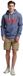 Superdry Vintage Logo Hoodie Blauw Katoen Fleece Heren Maat S