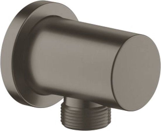 GROHE 27057AL0 Rainshower Wandaansluitbocht Rond - Hard Graphite Geborsteld