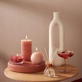 Bolsius Rustiek bolkaars Ø76mm Ash Rose