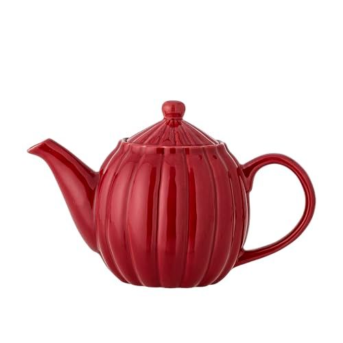 Bloomingville Latina theepot, rood, aardewerk, T13xH17 cm, 1085 ml