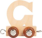 Small Foot - Houten Lettertrein - G - 12 stuks