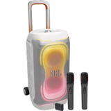 JBL Partybox 330 Wit + JBL Draadloze Microfoonset