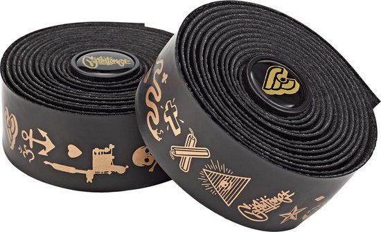 Cinelli Mike Giant Gold Volee Stuurlint, Zwart