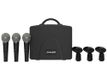 Audibax XM1800 Microfoonset met koffer, 3 dynamische handmicrofoons