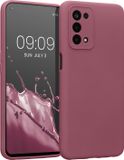 kwmobile telefoonhoesje geschikt voor Oppo A74 (5G) / A54 (5G) - TPU Back Cover - Donkerroze