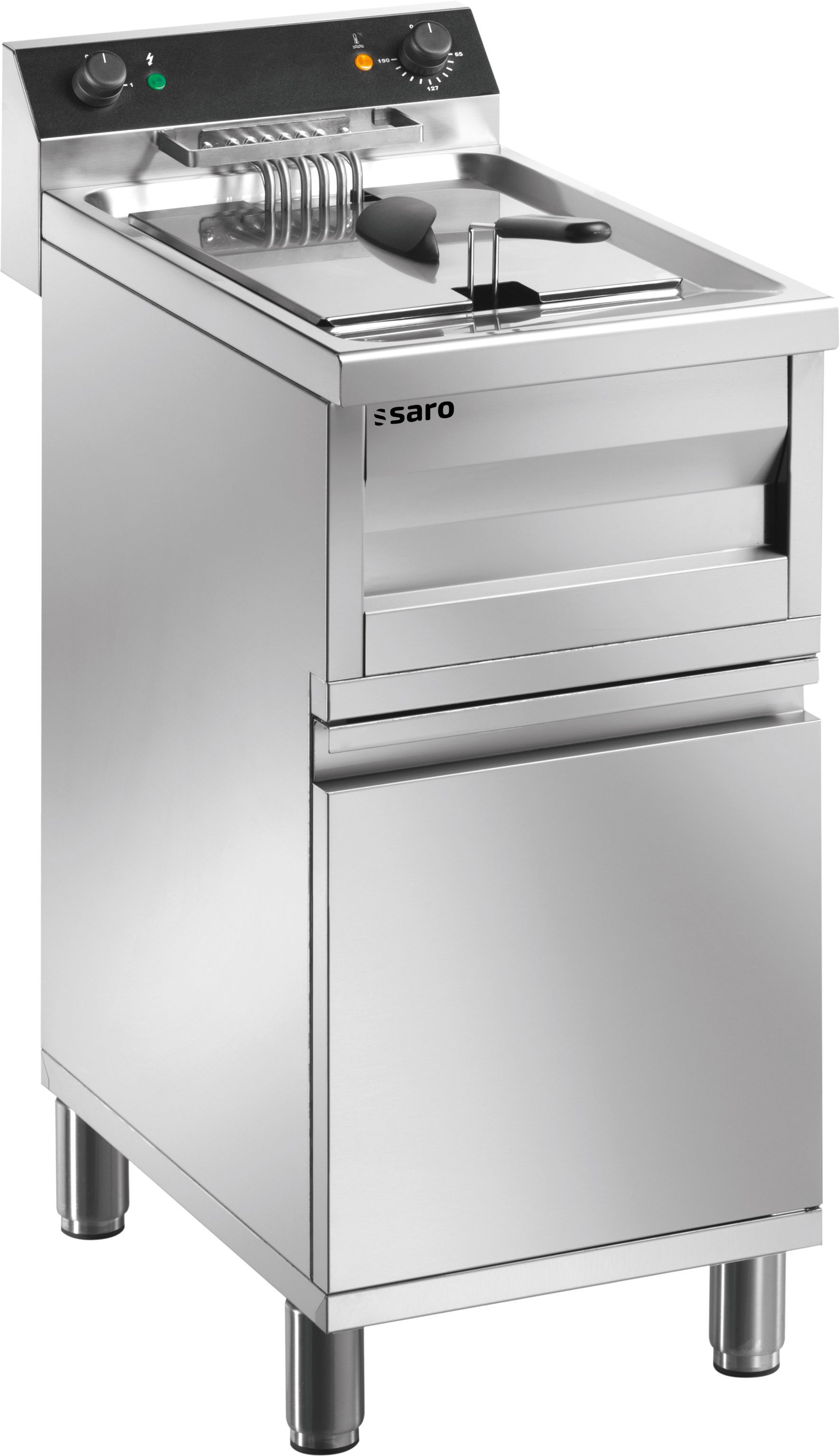 Saro GASTROLINE 12VS - 12L Single Deep Fryer - Stainless Steel
