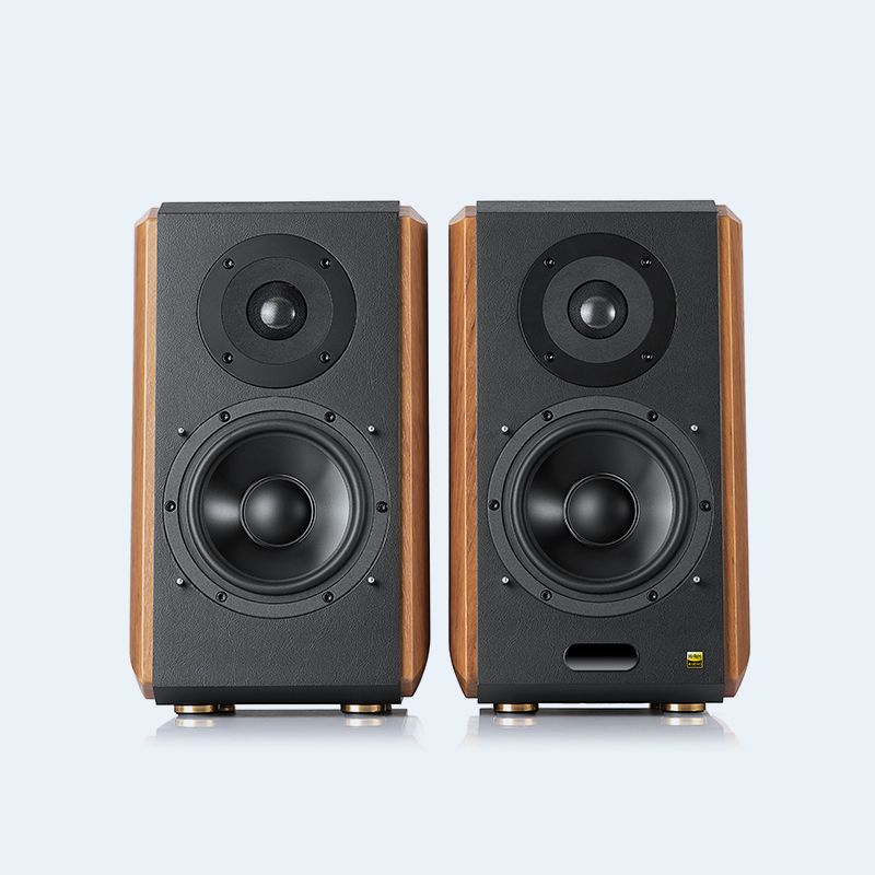 Edifier S1000W - 2.0 Speaker Set - 120W - Zwart/Hout