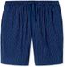 SCHIESSER AG 183543-815-054 Heren Slaapbroek Kort Navy Gestreept Katoen