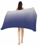 Serviette de voyage fine à dégradé de couleur pour la natation et le camping