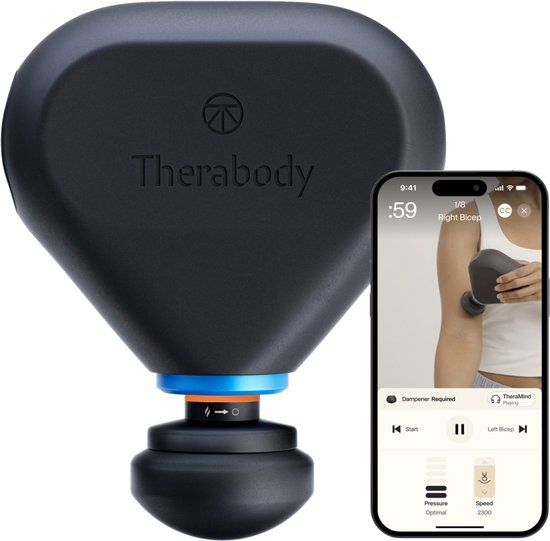 Theragun Therabody Theragun Mini Plus Draagbaar Massagepistool met Warmte - Zwart