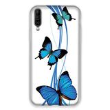 Beschermhoes Wiko Beschermhoes voor Wiko View 4 Lite, vlinders, wit