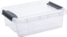 Plast Team bac en plastique avec couvercle fixe Pro Box 53L transparent