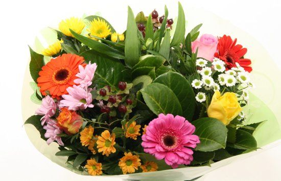 Regioboeket.nl Geslaagd boeketje bloemen mix biedermeier - 8718819113805