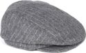 Barts Oslo Casquette plate rayures Hommes - Taille M - Rayures anthracite