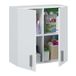 Multifunctionele hangkast, wit, 59x60x26,5 cm