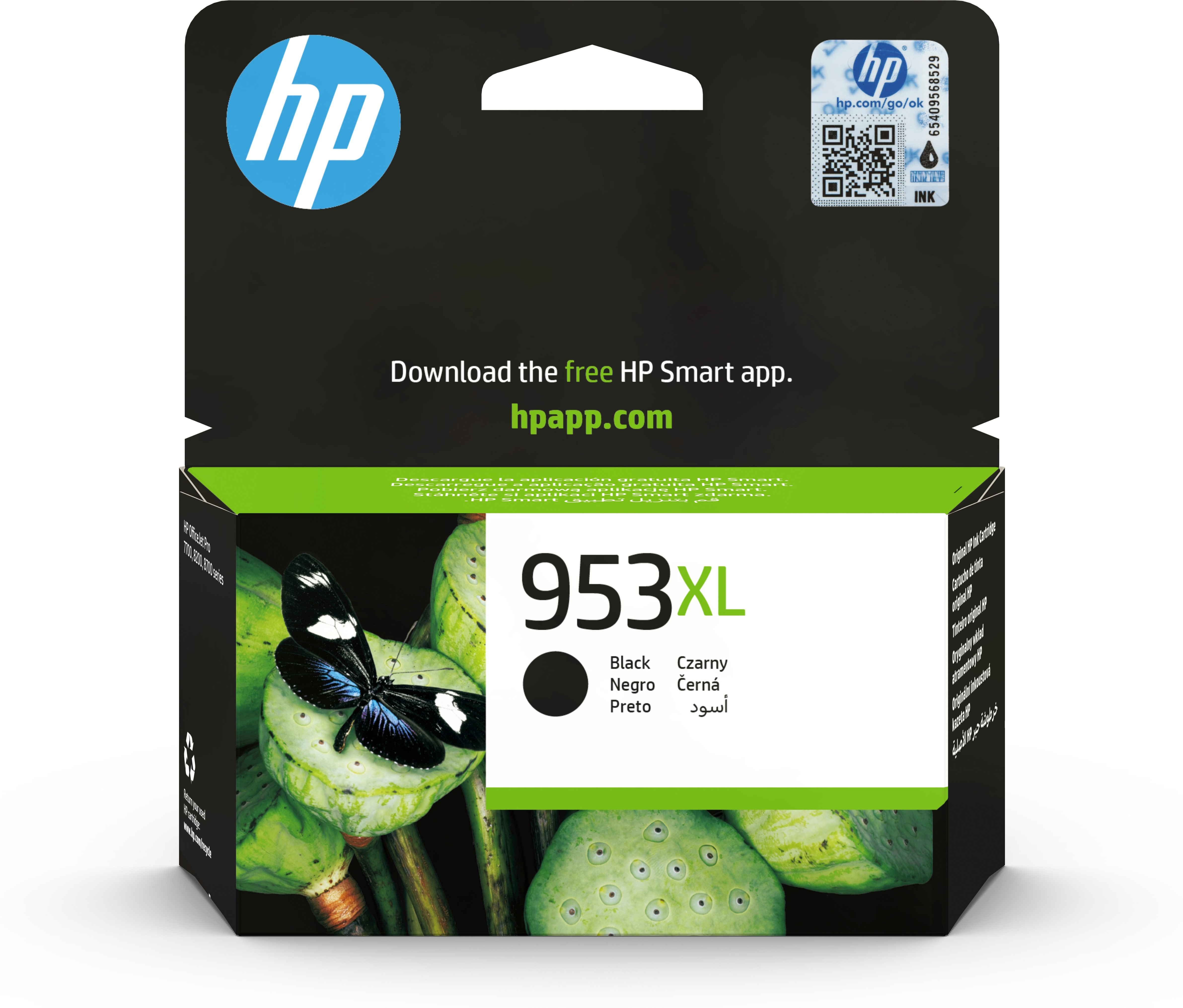 HP   953XL originele high-capacity zwarte inktcartridge