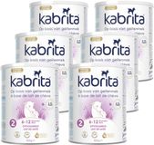 Kabrita 2 Opvolgmelk Multipack - Geitenmelk Flesvoeding vanaf 6 maanden - 6x800g - voordeelverpakking