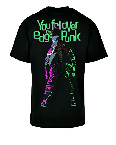 Devplus cyberpunk edgerunners - oversized neon punk t-shirt