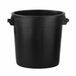 BigDean Universele afvalemmer 50 litres sans couvercle noir
