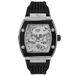 Philipp Plein Heren Uhr Analog Automatik $KELETON, Zilver/Zilver/Lünette Zwart - Pwbaa2023, Luxe
