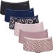 Sloggi GO Crush Short C6P Set van 6 dames slips blauw/roze effen GOTS-gecertificeerd biologisch katoen met stretchgehalte XS