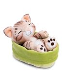 NICI Peluche chat Bengal, 12 cm, multicolore - 63132