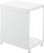 Yamazaki Afvalscheidingsprullenbak met wielen - 2 comp - Tower - Wit