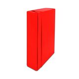 Euro-cart Cpiri08Elpro Progetti met elastiek, rood, formaat b.25 x h.35 x rug 8 cm