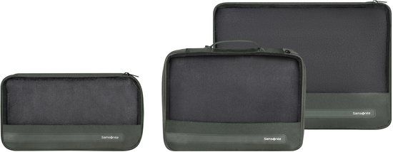 Samsonite TA Revolution Set van 3 packing cubes Groen