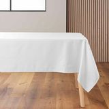 douceur d'intérieur Tafelkleed rechthoekig (140 x 240 cm) Artea wit, jacquard